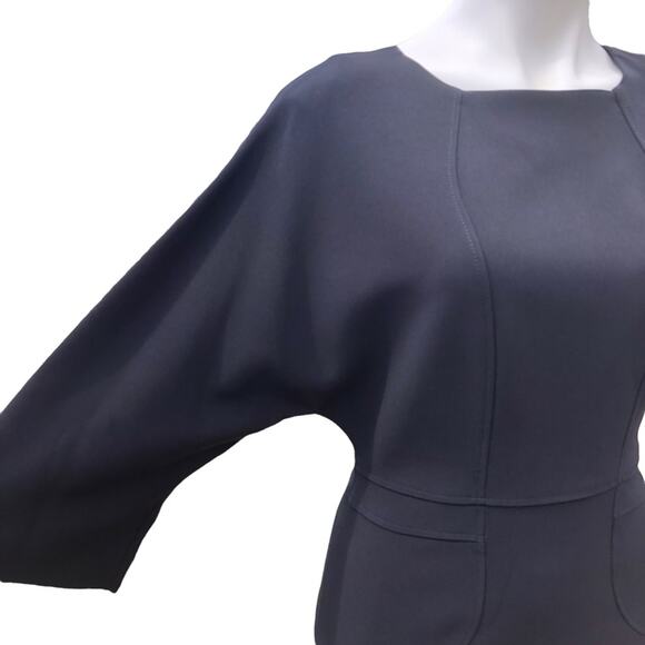 NEW Brooks Brothers tailored classic black sheath dress dolman 3/4 sleeve size 4 - Picture 5 of 15